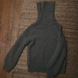 Color green, turtle neck sweater, could be casual or for christmas, barely worn